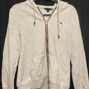 Tommy Hilfiger Gray Zip-Up Hoodie